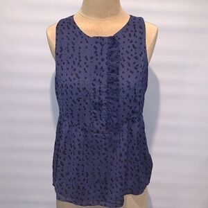 Gap blue and black top, Small